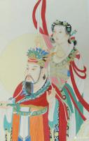 艺术家韩梅日记:工笔人物画《玉皇大帝》，四尺整张68*138cm，【图0】