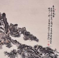 艺术家徐家康日记:一直不太敢画大写意山水，此幅六尺整纸画完后，心中也不甚有底。【图1】