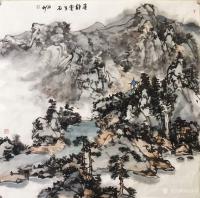 艺术家赵永利日记:《溪静云生石》，《春晓》，《登高放眼》，《水曲山如画，溪虚云【图0】