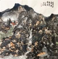 艺术家赵永利日记:《溪静云生石》，《春晓》，《登高放眼》，《水曲山如画，溪虚云【图3】