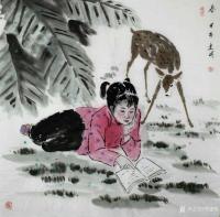 艺术家邢建明日记:国画人物画《鱼汛》戊戍年作品，《钟馗醉》戊戍年作品，《春》甲【图2】