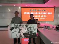 艺术家高显惠生活:应邀参加“全国书画名家走进河南睢州”邀请展中秋笔会。“寻意境【图4】