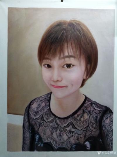 黎群日记-最近画的油画肖像画，《快乐少年》，《朝鲜族少女》，照片油画像，还有一幅写生油画《【图3】