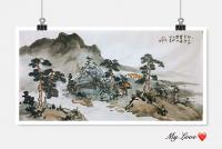 艺术家赵永利日记:国画山水画作品：《万事尽随流水， 一时同坐春风》，《九曲天游【图4】