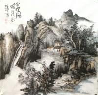 艺术家张祖坤日记:国画山水画《迎客松》，《沟壑风烟》，《岁月》，尺寸四尺斗方6【图1】