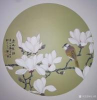 艺术家安士胜日记:国画工笔花鸟画《别院生香》， 《清风絮语》，尺寸四尺斗方68【图0】