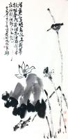 艺术家龚光万日记:国画写意花鸟画《 柳舞春池》，尺寸四尺整张138x68cm，【图2】