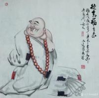 艺术家尚建国日记:国画人物画《坐观云起》，尺寸六尺98x 180cm；人物画《【图1】