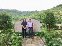 艺术家叶仲桥生活:在禅宗的故乡国恩寺后山六祖大师植荔枝的地方，二个月内分别与中【图1】