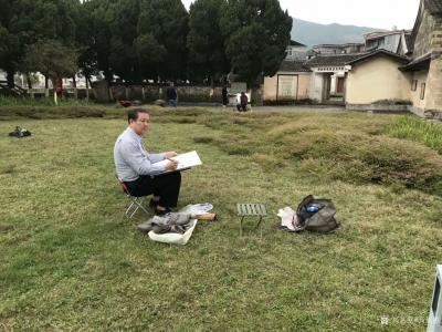 高显惠收藏-中国美术家协会福建省上杭县古田会址写生基地，感谢主办单位提供全方位的服务。上杭县【图5】