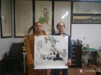 艺术家陈金石日记:北京戒台寺存莲师傅为吾作品开光，加持能量。分享国画熊猫图四幅【图3】