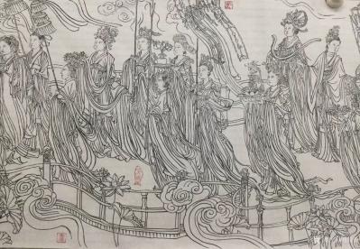 马培童日记-国画人物画《八十七神仙画卷》我之我法，自有我在-马培童焦墨画感悟笔记（86）
【图3】