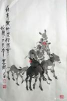 艺术家王文明日记:国画动物写意画小毛驴系列作品，近期练笔作品《终身无所求，但得【图0】