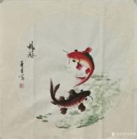 艺术家李尊荣日记:国画鱼虾乐四尺斗方作品《畅游》《相约》《快乐一家》《秋丰之歌【图2】