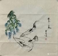 艺术家李尊荣日记:国画鱼虾乐四尺斗方作品《畅游》《相约》《快乐一家》《秋丰之歌【图3】