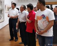 艺术家马培童生活:“中央美术学院崔晓东山水画高研班结业展”开幕，地点炎黄艺术馆【图1】