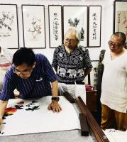 艺术家张近生收藏:联袂创作国画《封候得寿图》，与潮汕88岁泰斗书画家胡天民先生【图2】