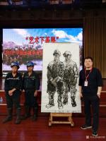 艺术家赵国毅收藏:“艺术下基层”2019中国长城书画院采风写生团，赴邯郸、邢台【图3】