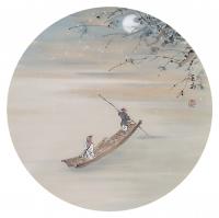 艺术家李亚南日记:李亚南书画作品，仿古山水人物画小品欣赏.【图0】