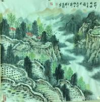 艺术家刘应雄日记:国画山水写生作品《十八洞邨一角》《永州八记钴鉧潭西小丘记》《【图3】