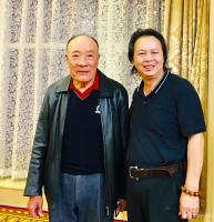 艺术家叶仲桥荣誉:为振兴乡村文化事业发展，跟着黎老市长文化慈善行，我的国画作品【图2】