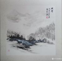 艺术家陈刚日记:乙亥年冬月国画山水小品四幅《残雪》《幽居图》《春山欲入户》《【图0】