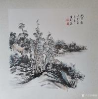 艺术家陈刚日记:乙亥年冬月国画山水小品四幅《残雪》《幽居图》《春山欲入户》《【图1】