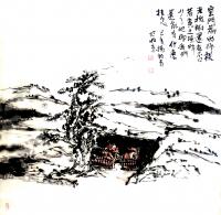 艺术家杨牧青日记:杨牧青国画《塬畔情》六幅原创作品
规格：68cm x 68【图2】