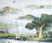 艺术家董献省日记:山水国画中有许多自然山水景物，风水寓意美好，欢迎大家欣赏指导【图1】