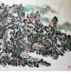 杨牧青日志-名称：大写意国画《闻远知近》
规格：137cm×70cm/【图2】