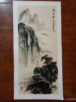 艺术家杨增超日记:国画山水画作品《高山流水》《观瀑图》《源远流长》《江南春晓》【图0】