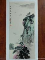 艺术家杨增超日记:国画山水画作品《高山流水》《观瀑图》《源远流长》《江南春晓》【图2】