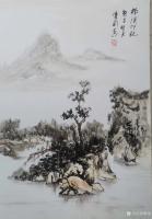 艺术家陈刚日记:国画山水画写生作品《楠溪印记》，庚子年球儿月陈刚雁荡山写生作【图0】