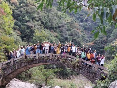 安士胜收藏-天津市西青区文化馆野外采风；
 从一片叶子开始，继续做着并不容易但是一直带来快【图1】