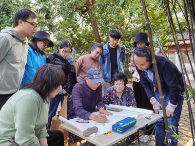 安士胜收藏-天津市西青区文化馆野外采风；
 从一片叶子开始，继续做着并不容易但是一直带来快【图2】