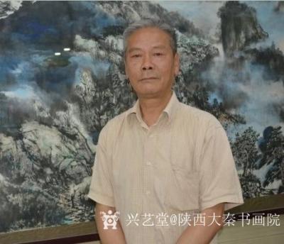 陕西大秦书画院日记-臧茂春、男，1950年生于西安书香门第，职业画家，别号西北雪景第一人，陕西大秦书【图1】