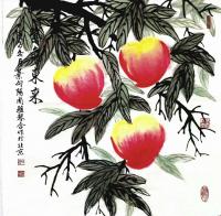 艺术家叶向阳日记:国画《紫气东来》叶向阳周雅琴合作作品,附装裱效果图。翰墨颂中【图0】