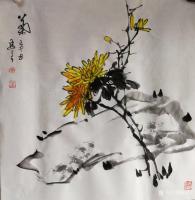 艺术家陈忠良日记:国画花鸟画作品《梅兰竹菊》四小屏，李先生订制，陈忠良辛丑年作【图3】