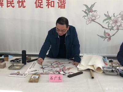 石广生生活-“桃花雅集”，八十年代期间，由广东省作协主席陈残云先生发起，每年桃花盛开的时候，【图6】