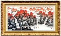 艺术家叶向阳日记:国画山水画《江山如此多娇》为庆祝中国共产党成立100周年而作【图1】