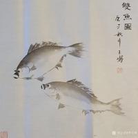 艺术家李玉凤日记:国画鱼虾作品《一夜新雨池水清》《鱼乐图》，辛丑年春月李玉凤画【图2】