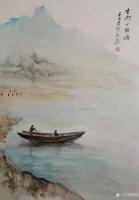 艺术家陈刚日记:国画水粉山水画画《浙南楠溪》《圣湖公船渡》《兀立孤桅梦》，辛【图2】