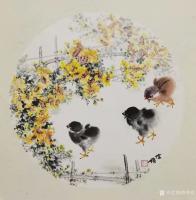 艺术家李伟强日记:国画花鸟画瓜果系列作品，辛丑年仲秋李伟强作品。
致中秋佳节【图2】