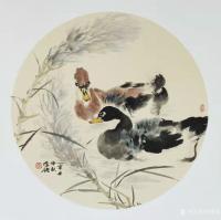 艺术家李伟强日记:国画花鸟画瓜果系列作品，辛丑年仲秋李伟强作品。
致中秋佳节【图5】