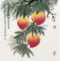 艺术家叶向阳日记:叶向阳国画山水画《万山红遍醉金秋》《一泓飞瀑洒清气千峰耸翠散【图2】