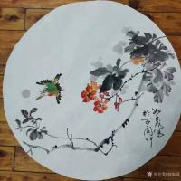 艺术家徐如茂日记:国画花鸟画小品《竹》《葡萄》《兰》，辛丑年冬月徐如茂画於阆中【图4】