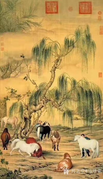 马培童收藏-对话郎世宁人物肖像画，潘玮萱评马培童（68）
  郎世宁意大利人，生于米兰，康【图1】