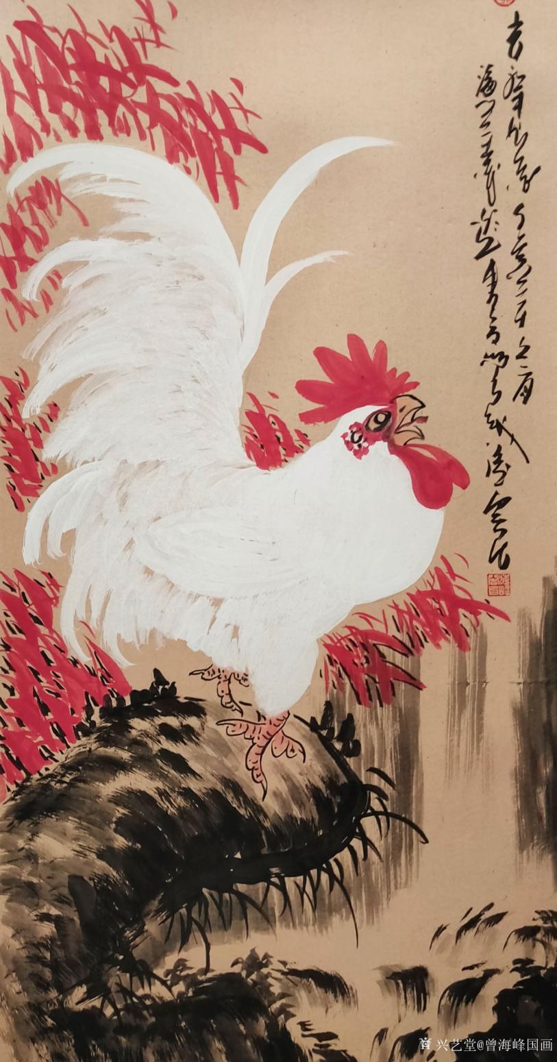 曾海峰国画国画作品《吉祥如意》