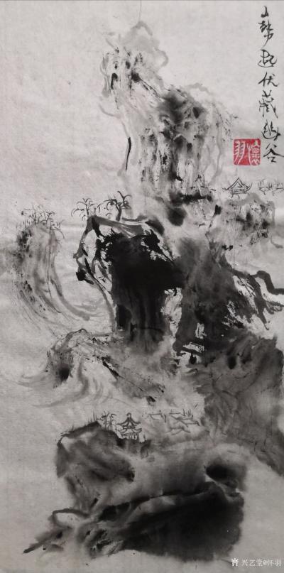 怀羽日记-怀羽黄仍彬的水墨山水画，无疑是中国画坛上的一颗璀璨明珠。他们以深厚的艺术造诣和独【图9】