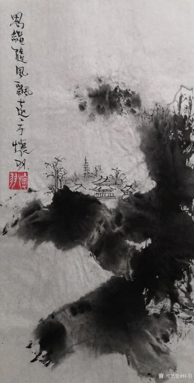 怀羽日记-怀羽黄仍彬的水墨山水画，无疑是中国画坛上的一颗璀璨明珠。他们以深厚的艺术造诣和独【图11】